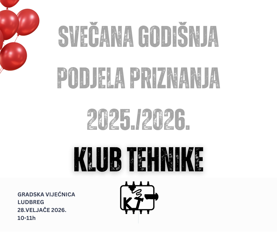 Svečana godišnja dodjela priznanja Kluba tehnike u Ludbregu