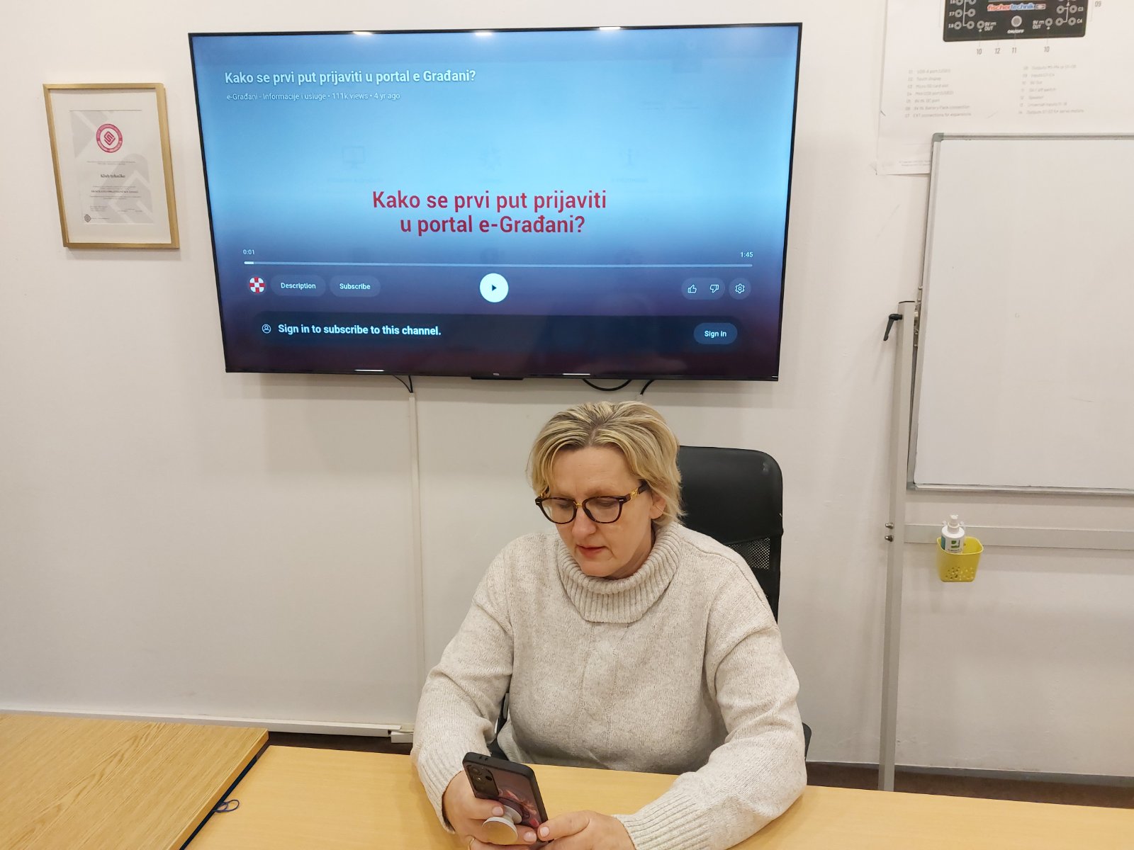 Edukacija o sustavu e-Građani u organizaciji udruge Klub tehnike- jačanje digitalne kompetencije odraslih građana